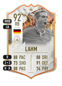 Philipp Lahm Trophy Titans ICON 92 OVR
