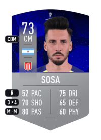 José Sosa CONMEBOL SUDAMERICANA 73 OVR