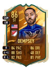 Clint Dempsey World Cup Hero 86 OVR