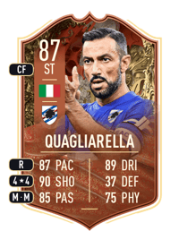 Fabio Quagliarella FUT CENTURIONS 87 OVR