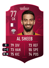 Saad Al Sheeb World Cup Player 77 OVR