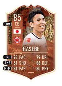 Makoto Hasebe FUT CENTURIONS 85 OVR