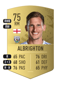 Marc Albrighton Common 75 OVR