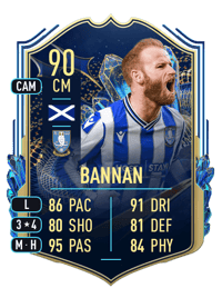 Barry Bannan Team of the Season 90 OVR