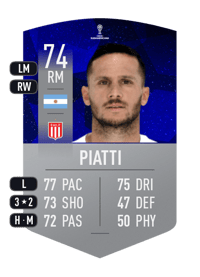 Pablo Piatti CONMEBOL SUDAMERICANA 74 OVR