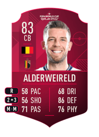 Toby Alderweireld World Cup Player 83 OVR