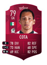 Rodolfo Cota World Cup Player 79 OVR