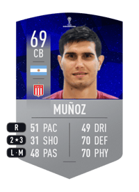 Ezequiel Muñoz CONMEBOL SUDAMERICANA 69 OVR