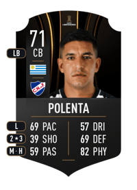 Diego Polenta CONMEBOL LIBERTADORES 71 OVR