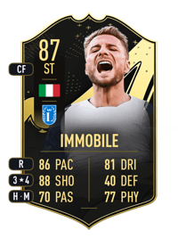 Ciro Immobile Team of the Week 87 OVR