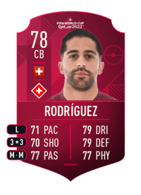 Ricardo Rodríguez World Cup Player 78 OVR