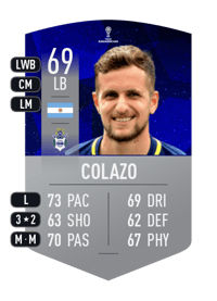 Nicolás Colazo CONMEBOL SUDAMERICANA 69 OVR