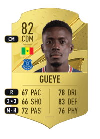 Idrissa Gueye Rare 82 OVR