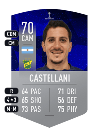 Gonzalo Castellani CONMEBOL SUDAMERICANA 70 OVR