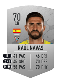 Raúl Navas Common 70 OVR