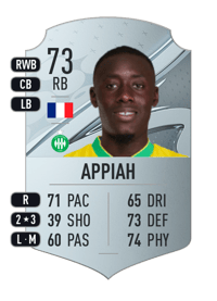 Dennis Appiah Rare 73 OVR