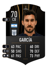 Santiago García CONMEBOL LIBERTADORES 70 OVR