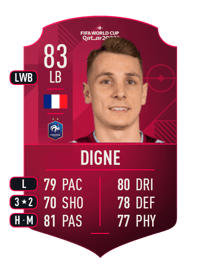 Lucas Digne World Cup Player 83 OVR