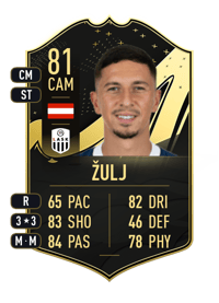 Robert Žulj Team of the Week 81 OVR