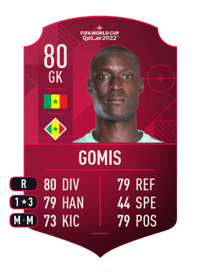Alfred Gomis World Cup Player 80 OVR
