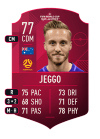 James Jeggo World Cup Player 77 OVR
