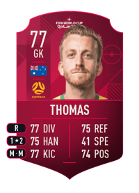 Lawrence Thomas World Cup Player 77 OVR