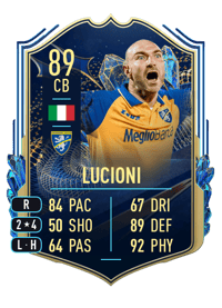 Fabio Lucioni Team of the Season 89 OVR