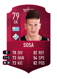 Sebastián Sosa World Cup Player 79 OVR