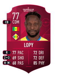 Joseph Lopy World Cup Player 77 OVR