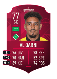 Fawaz Al Qarni World Cup Player 77 OVR