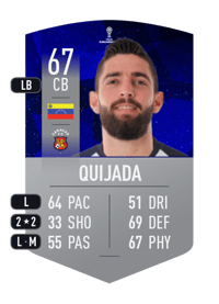 Rubert Quijada CONMEBOL SUDAMERICANA 67 OVR