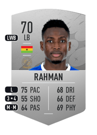 Baba Rahman Common 70 OVR