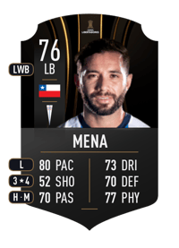Eugenio Mena CONMEBOL LIBERTADORES 76 OVR