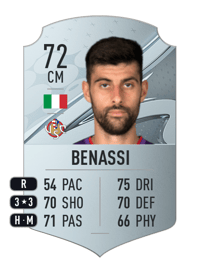 Marco Benassi Rare 72 OVR