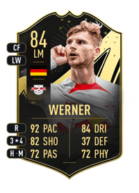Timo Werner Team of the Week 84 OVR