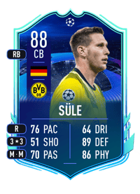 Niklas Süle UCL Road to the Knockouts 88 OVR