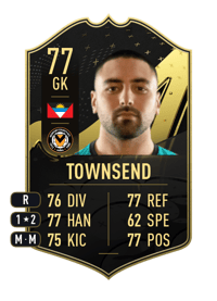 Nick Townsend Team of the Week 77 OVR