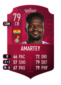 Daniel Amartey World Cup Player 79 OVR