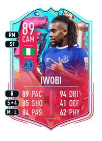 Alex Iwobi FUT Birthday 89 OVR