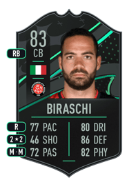 Davide Biraschi SQUAD FOUNDATIONS 83 OVR