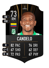 Yerson Candelo CONMEBOL LIBERTADORES 73 OVR