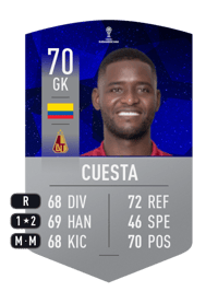 William Cuesta CONMEBOL SUDAMERICANA 70 OVR