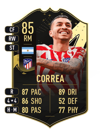 Ángel Correa Team of the Week 85 OVR
