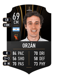 Horacio Orzán CONMEBOL LIBERTADORES 69 OVR