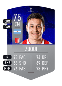 Fernando Zuqui CONMEBOL SUDAMERICANA 75 OVR
