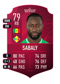 Youssouf Sabaly World Cup Player 79 OVR