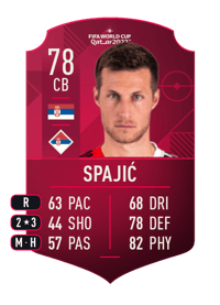 Uroš Spajić World Cup Player 78 OVR