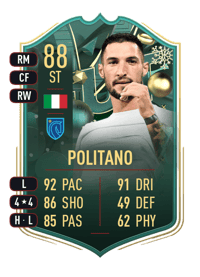 Matteo Politano WINTER WILDCARDS 88 OVR