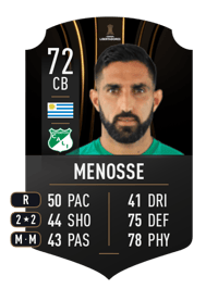Hernán Menosse CONMEBOL LIBERTADORES 72 OVR