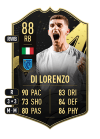Giovanni Di Lorenzo Team of the Week 88 OVR